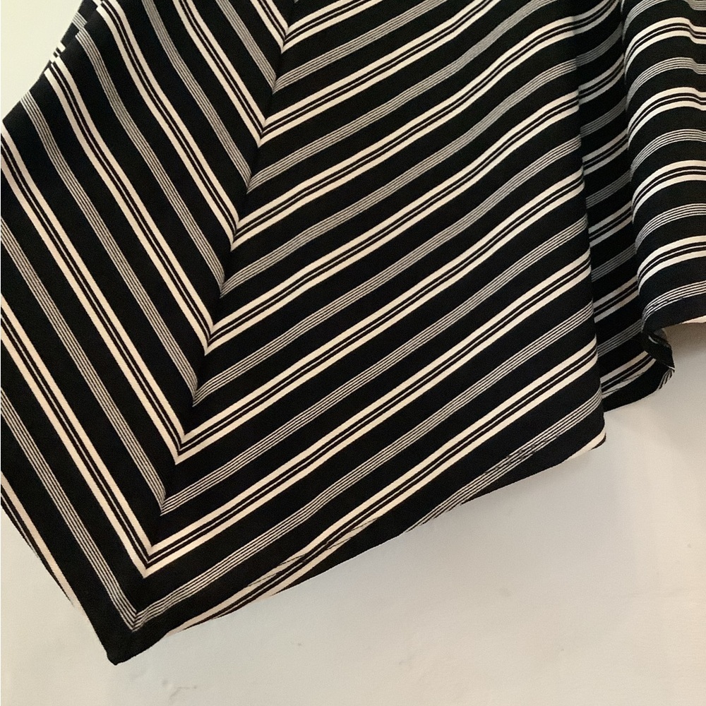 Banana republic asymmetrical dress dark navy and white stripe - Picture 7 of 7